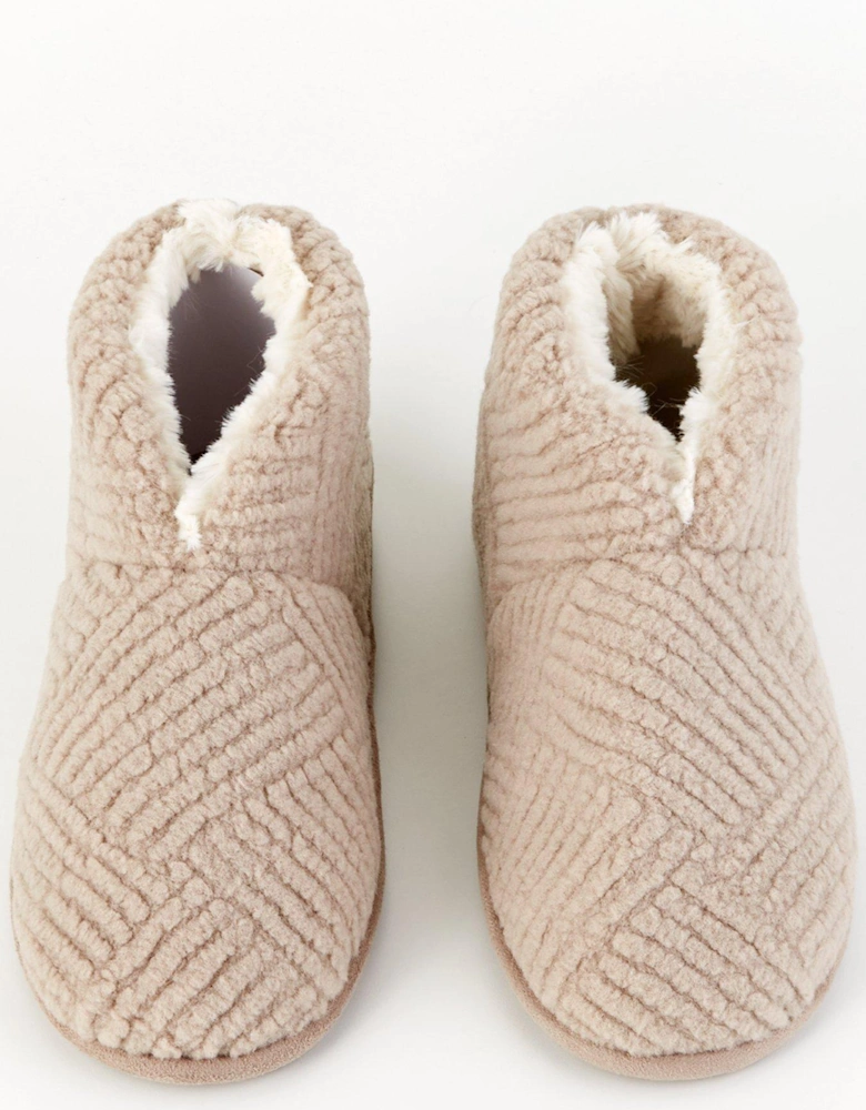 Slipper Boot - Beige