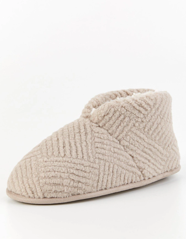 Slipper Boot - Beige