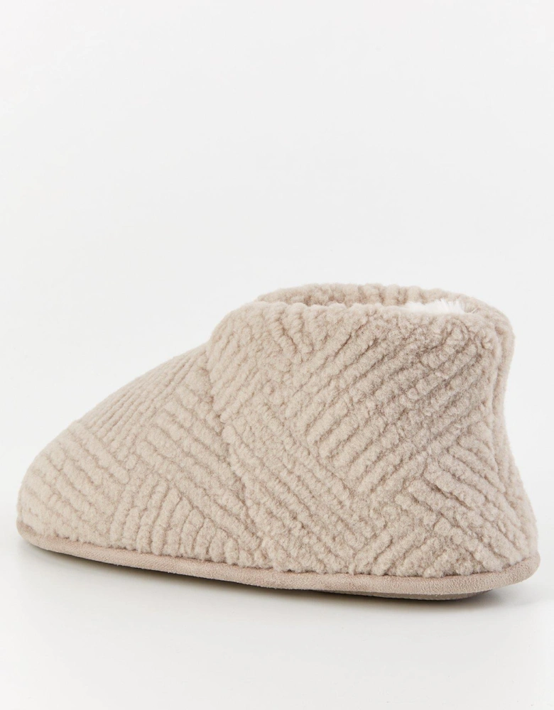 Slipper Boot - Beige