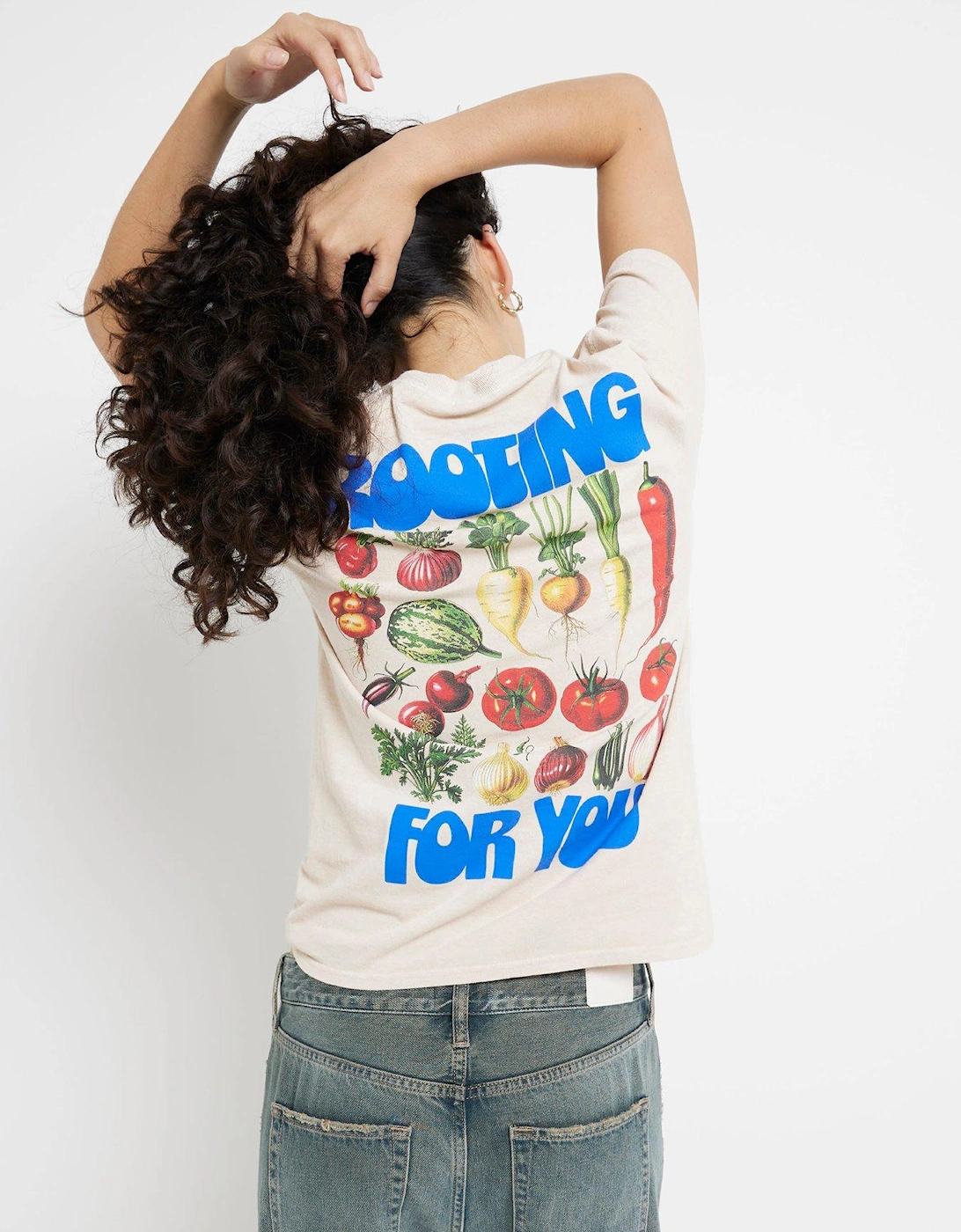 Rooting For You T-Shirt - Light Yellow