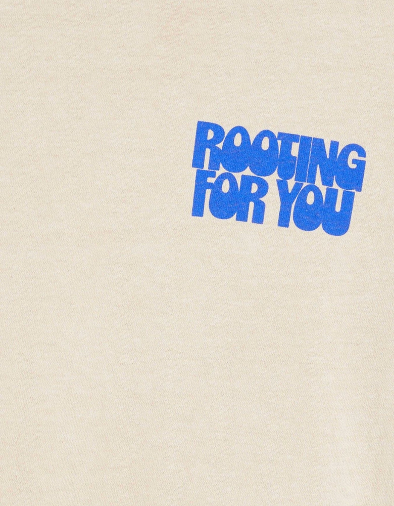 Rooting For You T-Shirt - Light Yellow
