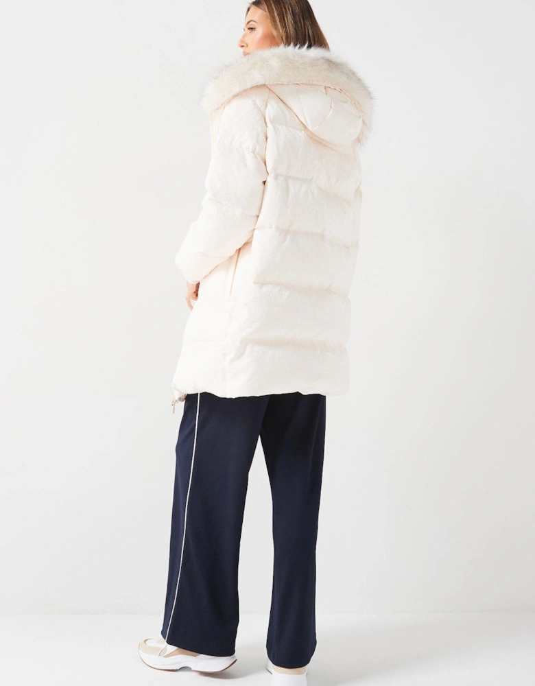 Shimmer Padded Jacket - White