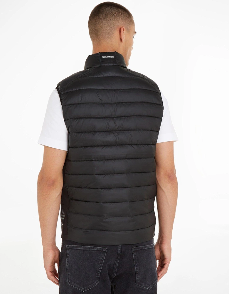 Side Logo Vest Gilet - Black