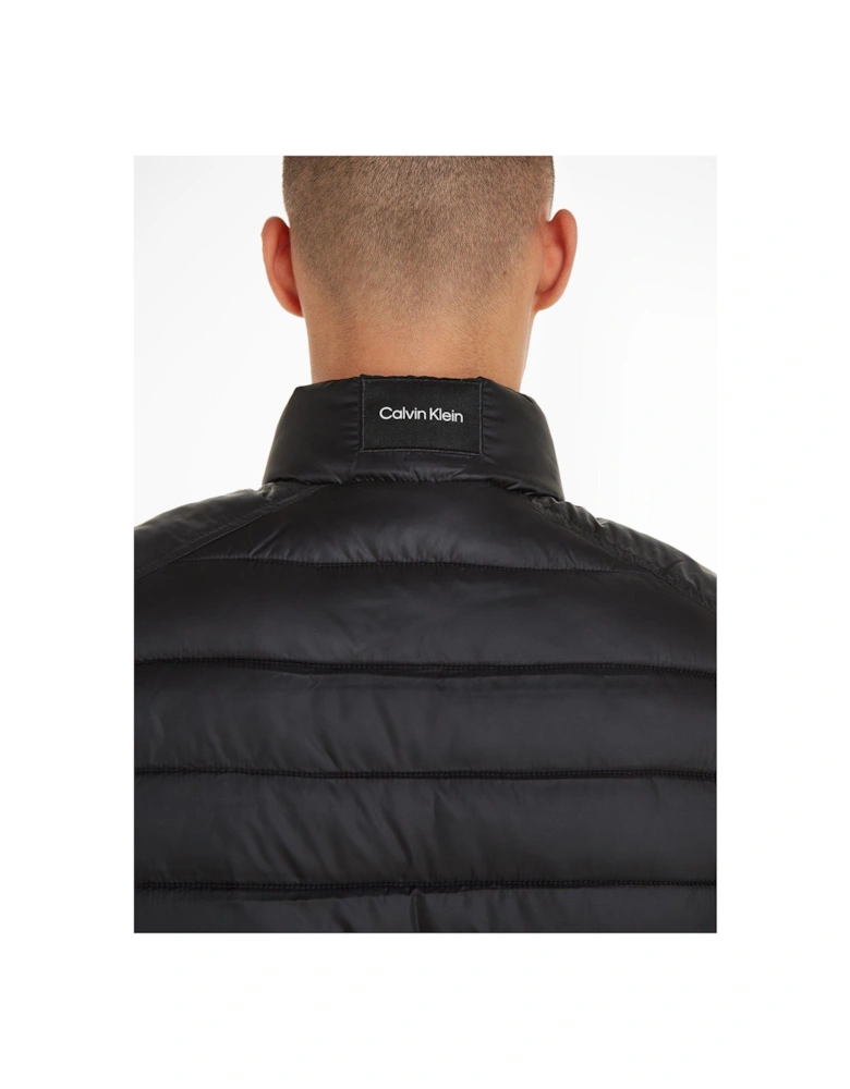 Side Logo Vest Gilet - Black