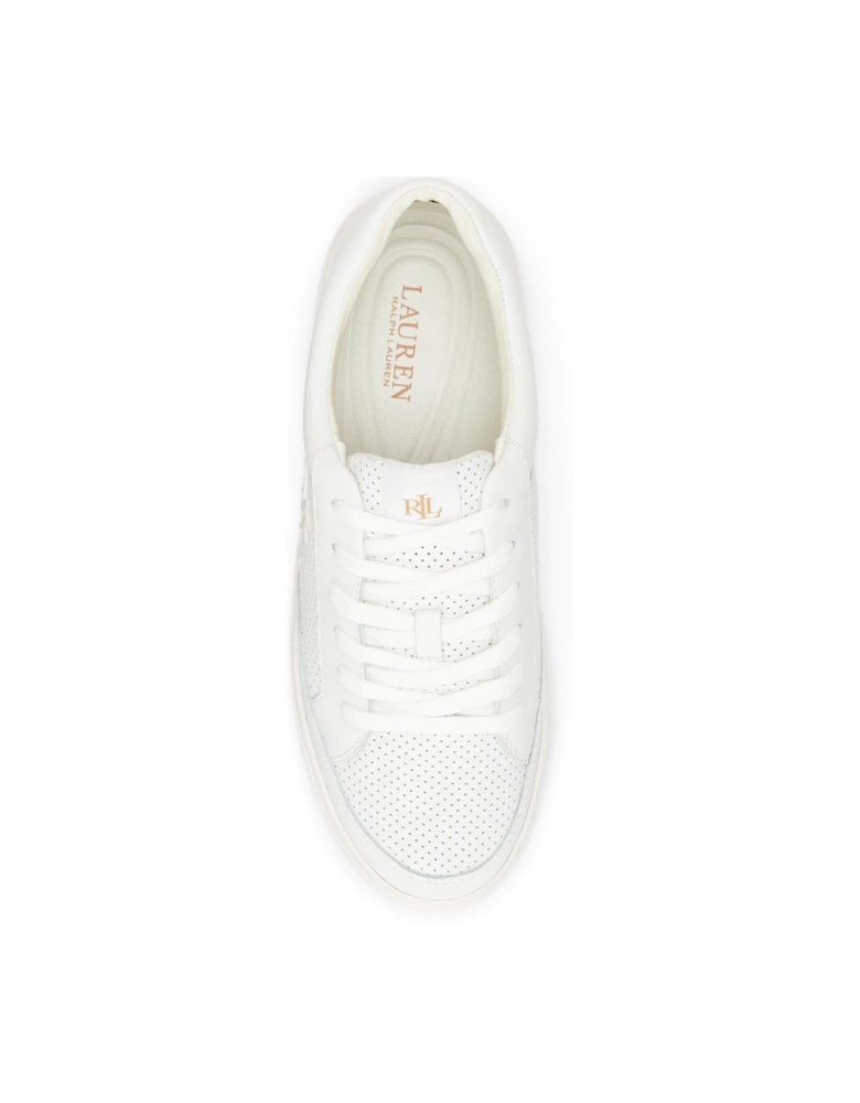 Hailey Low Top Trainers - White