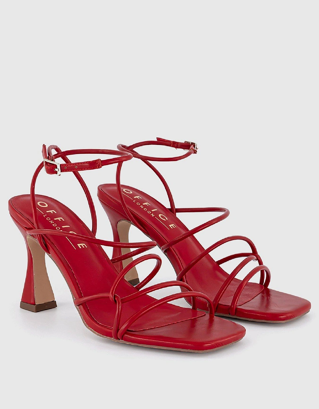 Million Dollar Strappy Sandals - Red