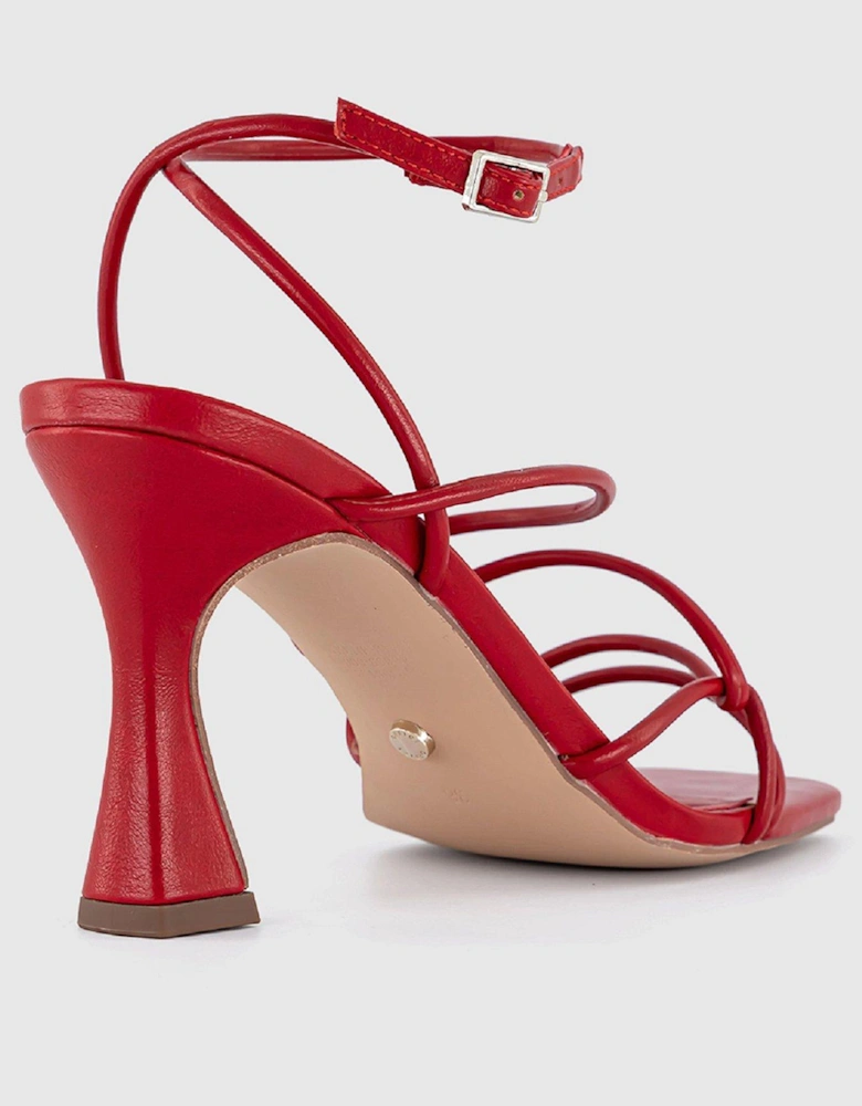 Million Dollar Strappy Sandals - Red