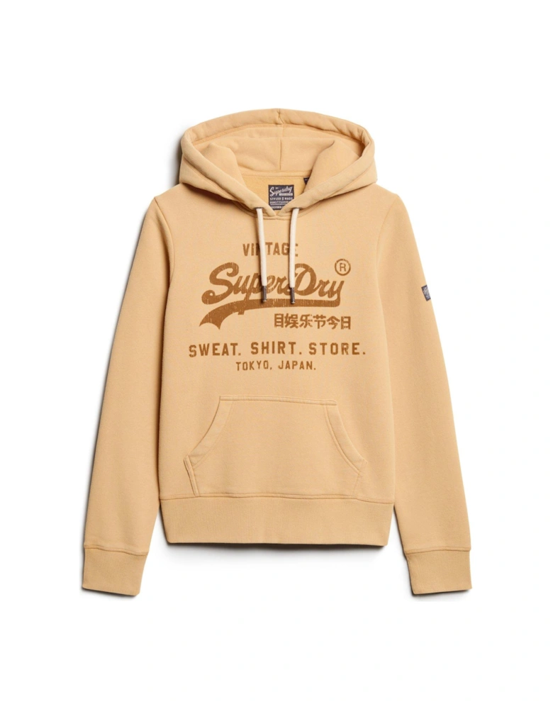 Classic Vl Graphic Hoodie - Brown