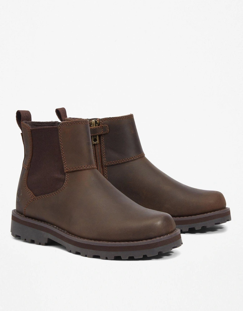 Courma Kid Leather Chelsea Boot