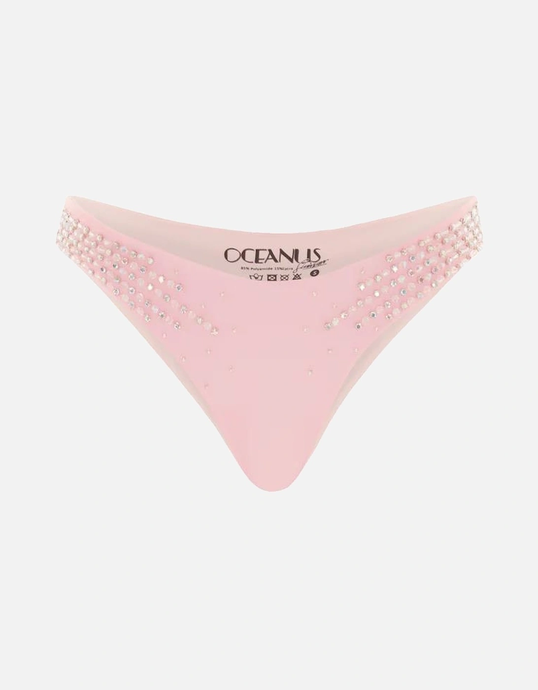 Ophelia Crystal Summer Bikini Bottoms Pink, 5 of 4