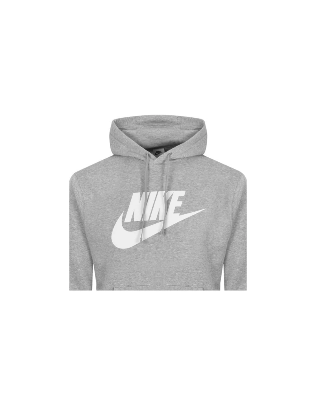 Swoosh Logo Hoodie Grey