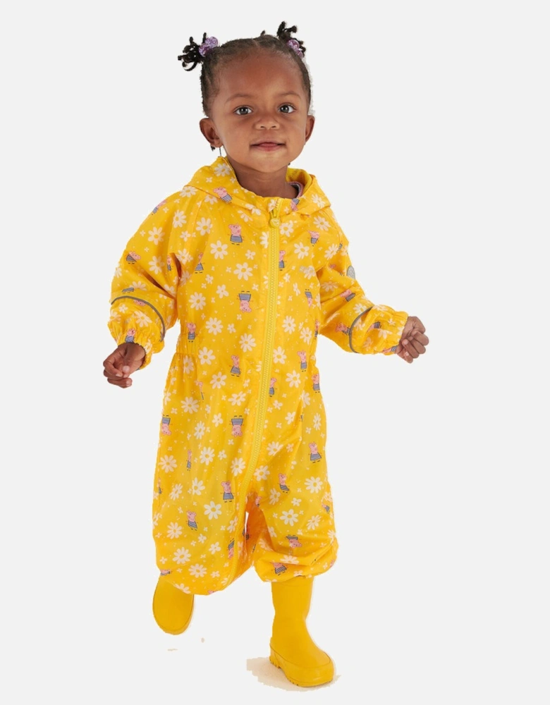 Boys & Girls Peppa Pobble Waterproof Rainsuit