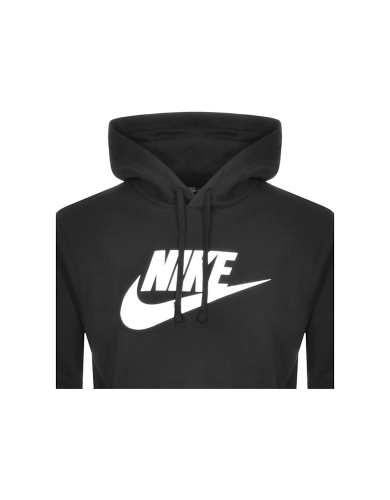 Swoosh Logo Hoodie Black
