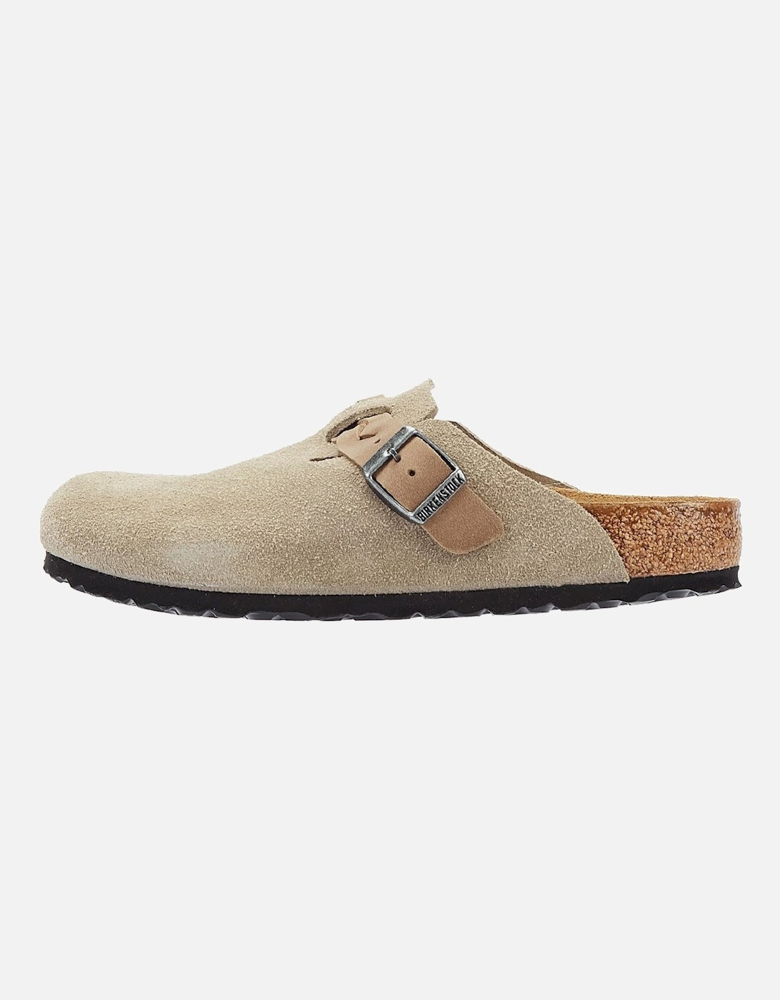 Braided Women's Taupe Suede Regular Clogs