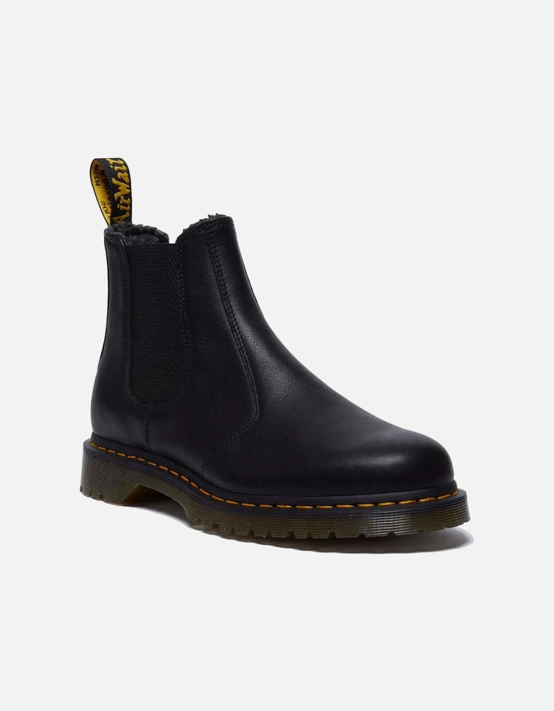 Dr. Martens Winterised 2976 WL Grizzly Leather Black Boots, 10 of 9