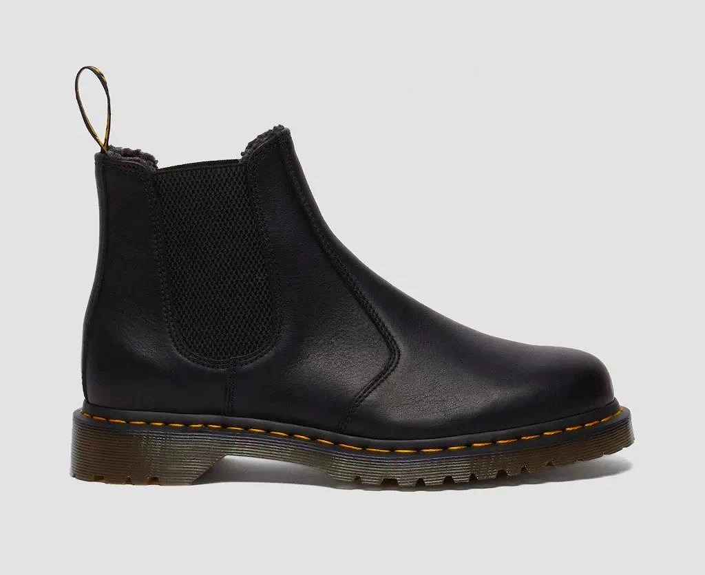 Dr. Martens Winterised 2976 WL Grizzly Leather Black Boots