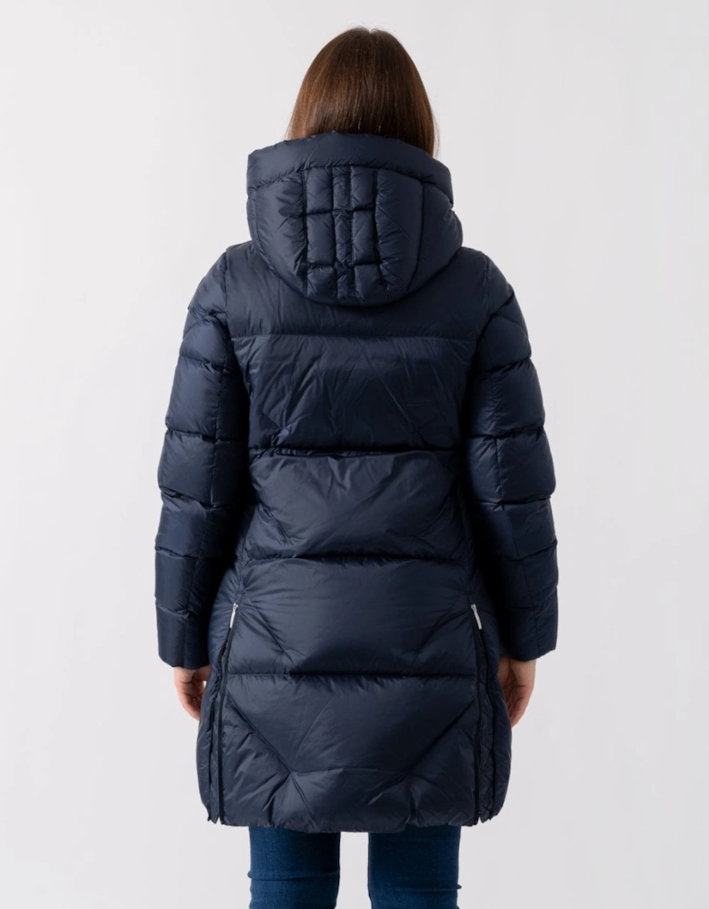 Janet Womens Hooded Down Padded Jacket