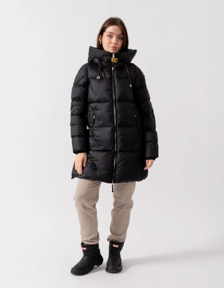 Janet Womens Hooded Down Padded Jacket