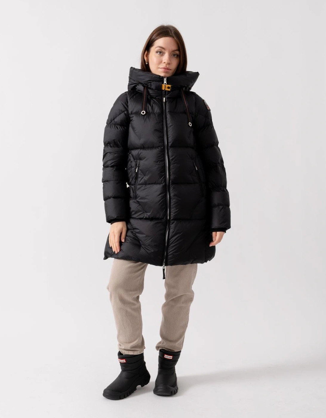 Janet Womens Hooded Down Padded Jacket, 6 of 5