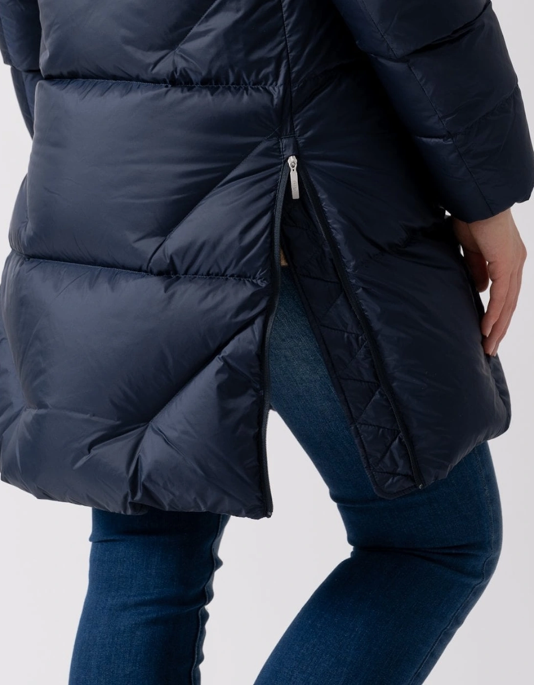 Janet Womens Hooded Down Padded Jacket