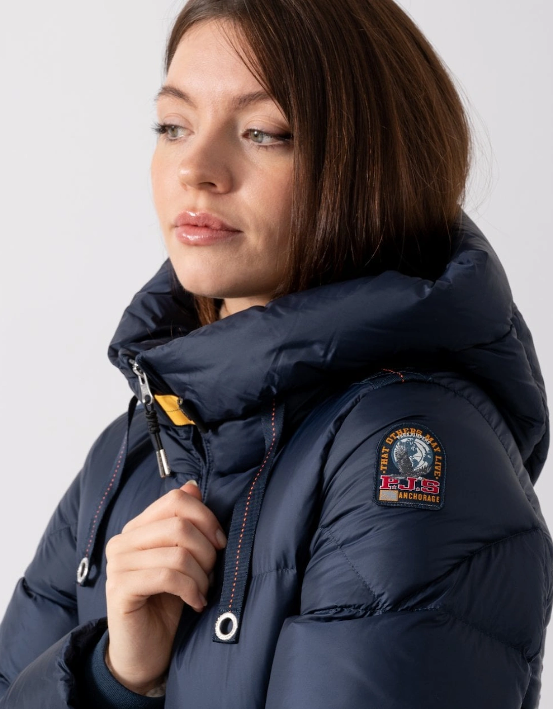 Janet Womens Hooded Down Padded Jacket