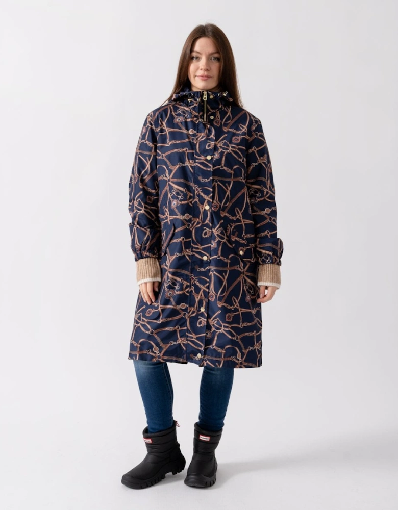 Holkham Womens Packable Printed Raincoat 223704