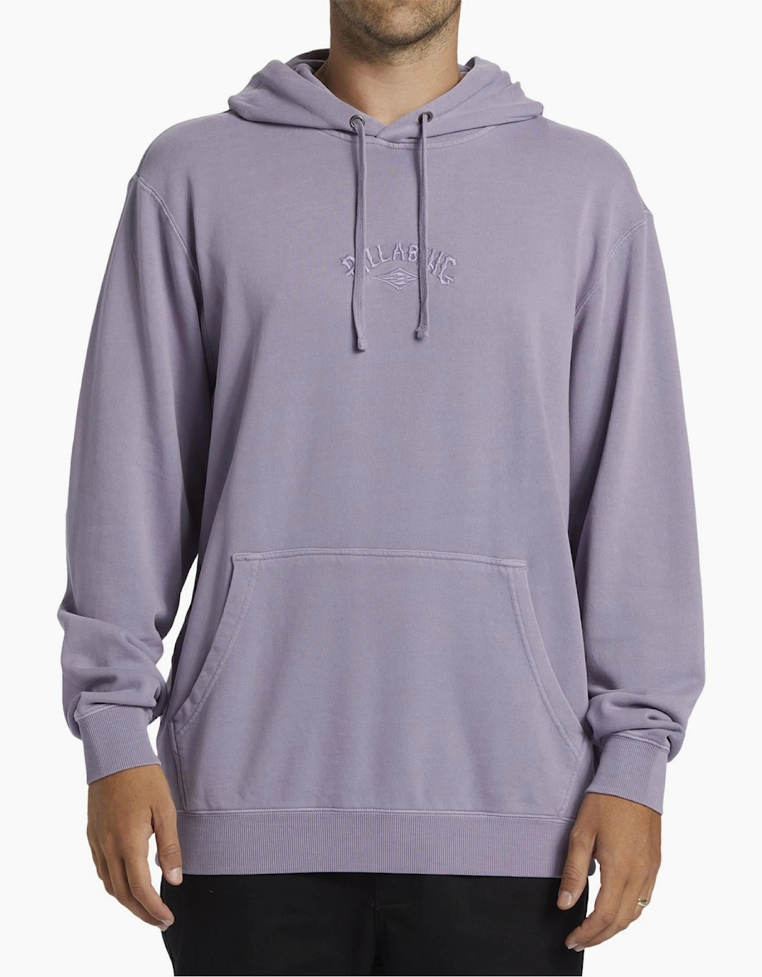 Men's Billabong Mens Wave Washed Pullover Hoodie - Purple Ash - Size: 2XL