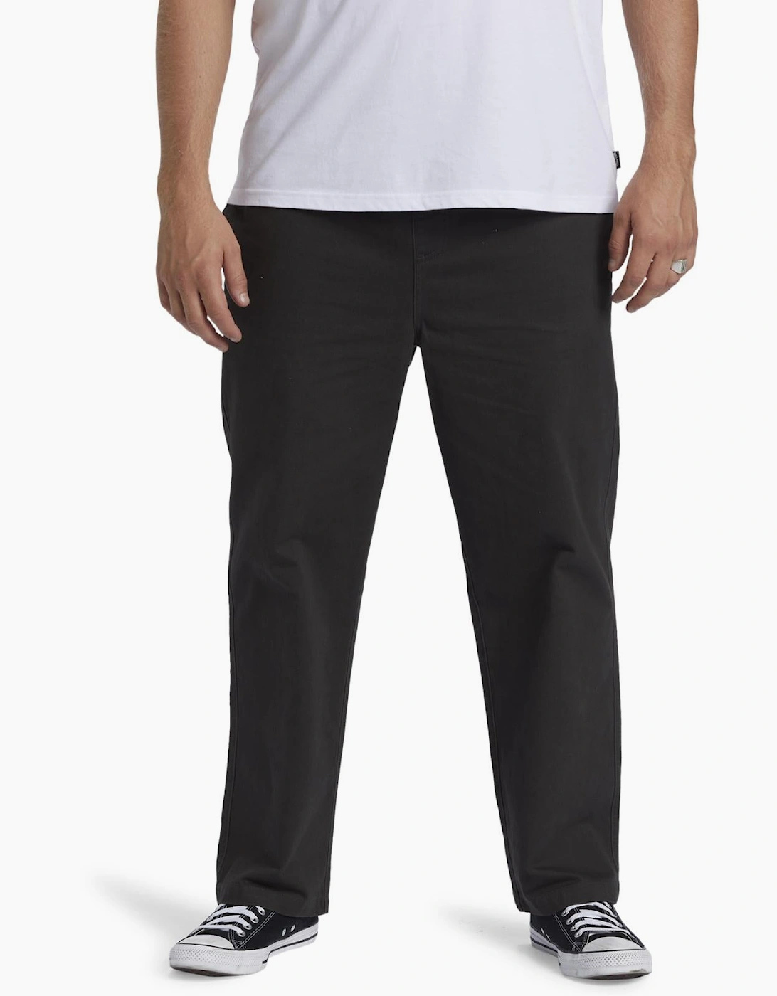 Men's Billabong Mens Larry Cotton Chinos - Black - Size: 33/32