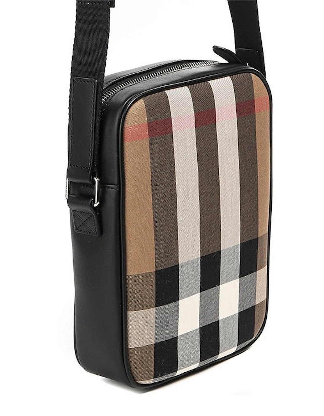 'Paddy' Check Messenger / Side Bag Black