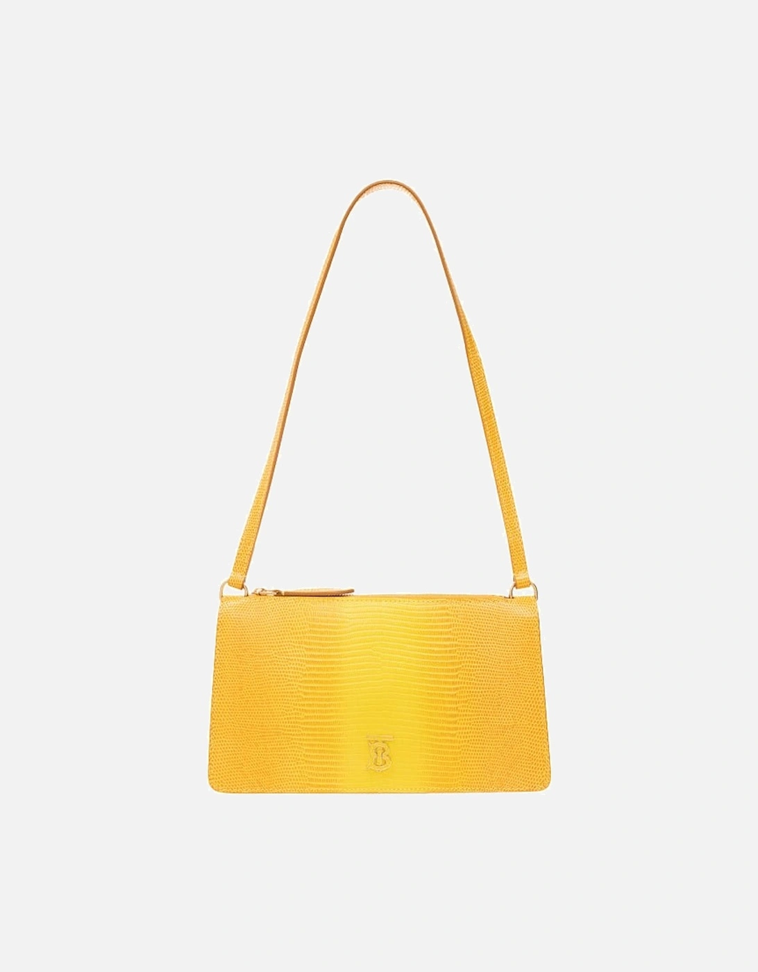 LS TB Pouch in Lizard Skin Effect Yellow, 6 of 5