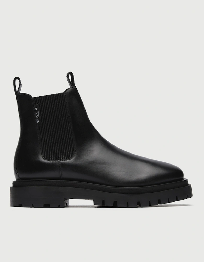 Dana Leather Low Chelsea Boots