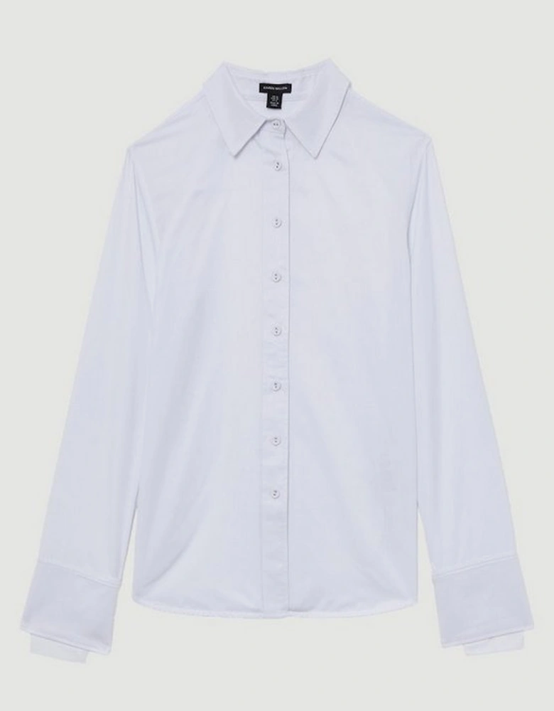 The Founder Plus Size Cotton Woven Buttoned Shirt