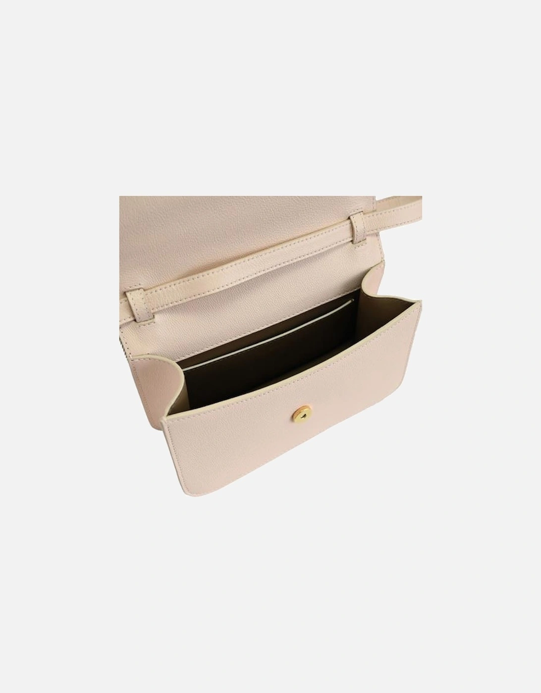 'Madison' Leather Shoulder Bag Pale Pink