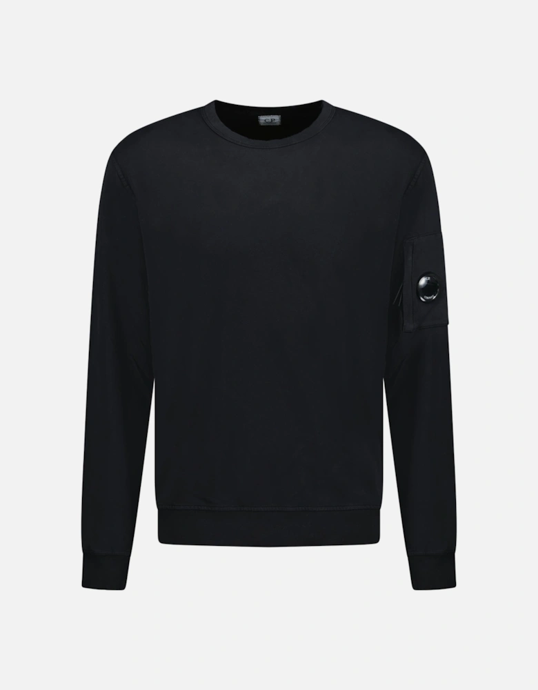 Lens Light Fleece Sweatshirt Black