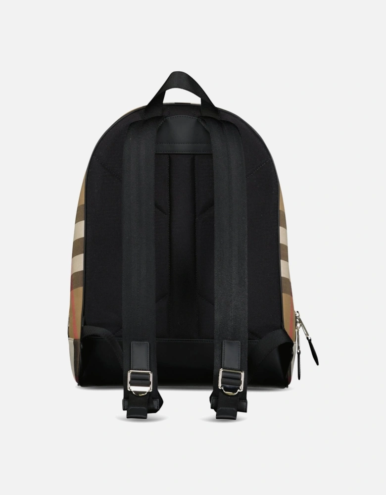 Burberry 'Jeff' Signature Check Rucksack Beige