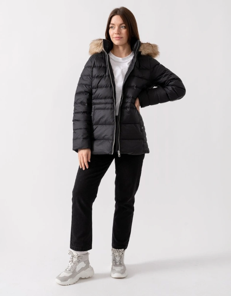 Tyra Down Faux Fur Womens Jacket