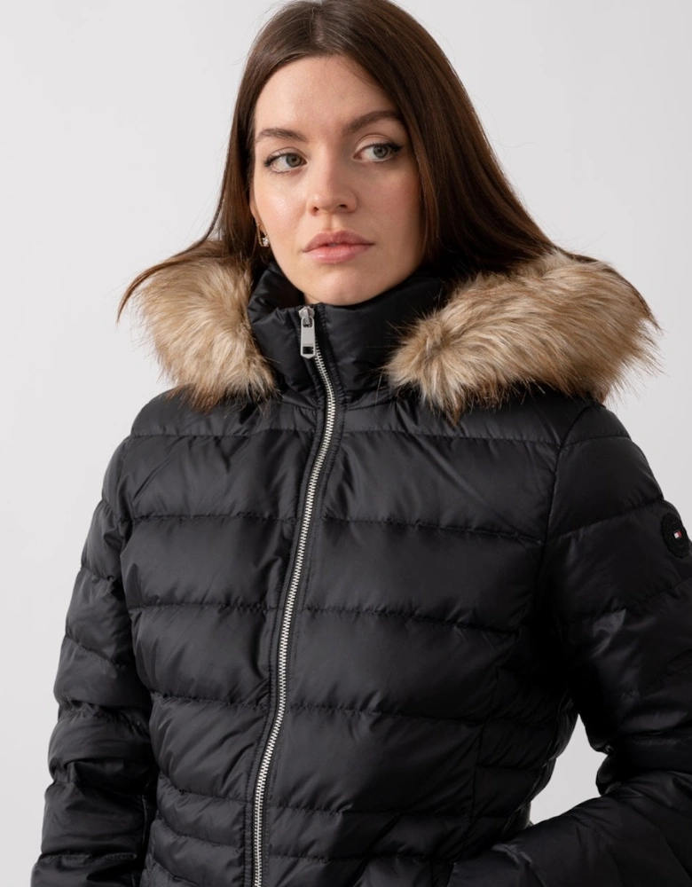 Tyra Down Faux Fur Womens Jacket