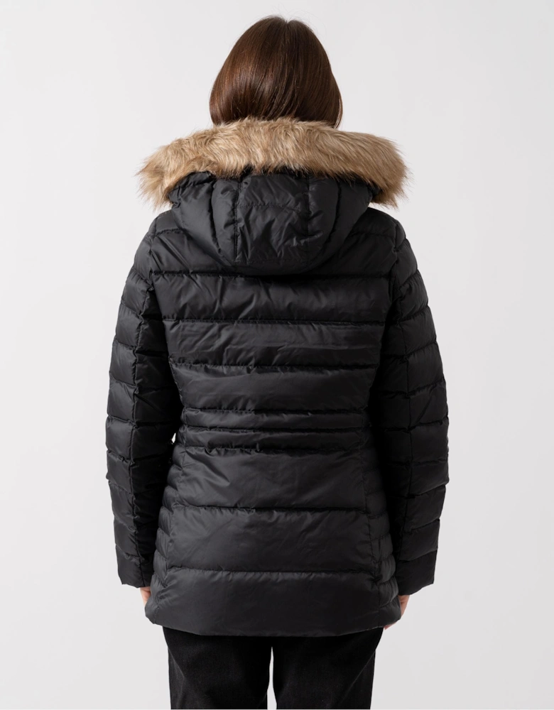 Tyra Down Faux Fur Womens Jacket