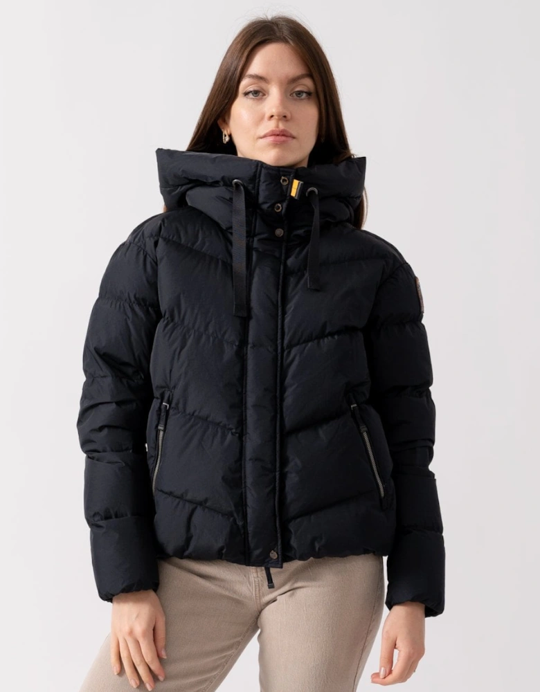 Verna Womens Hooded Down Padded Jacket