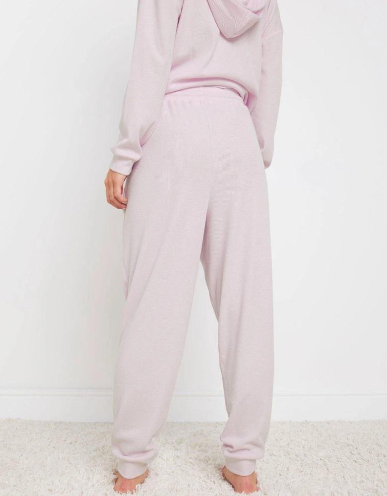 Petite Lounge Waffle Jogger - Pink