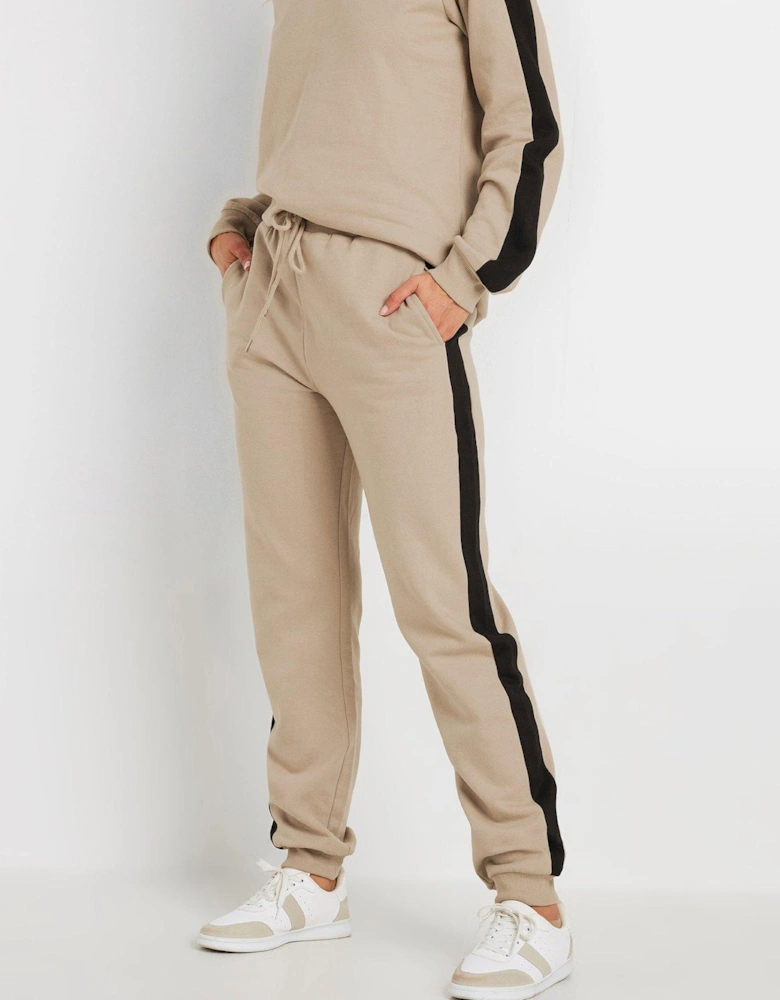 Side Stripe Cuffed Jogger 34" - Grey