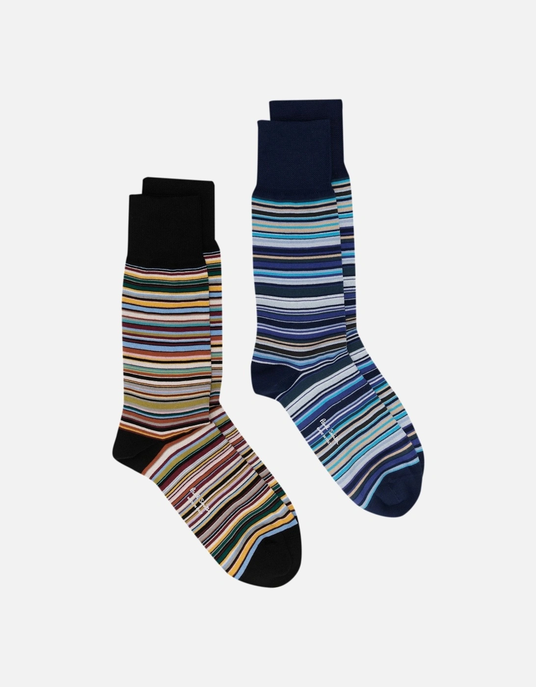 2 Pack Signature Stripe Socks Multicolour, 3 of 2