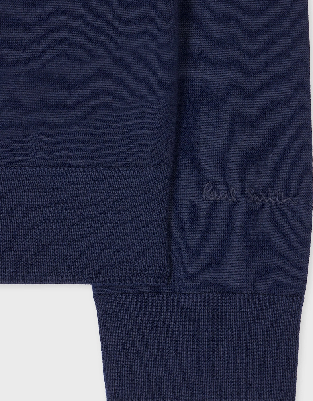 Zip Neck Sweater Navy