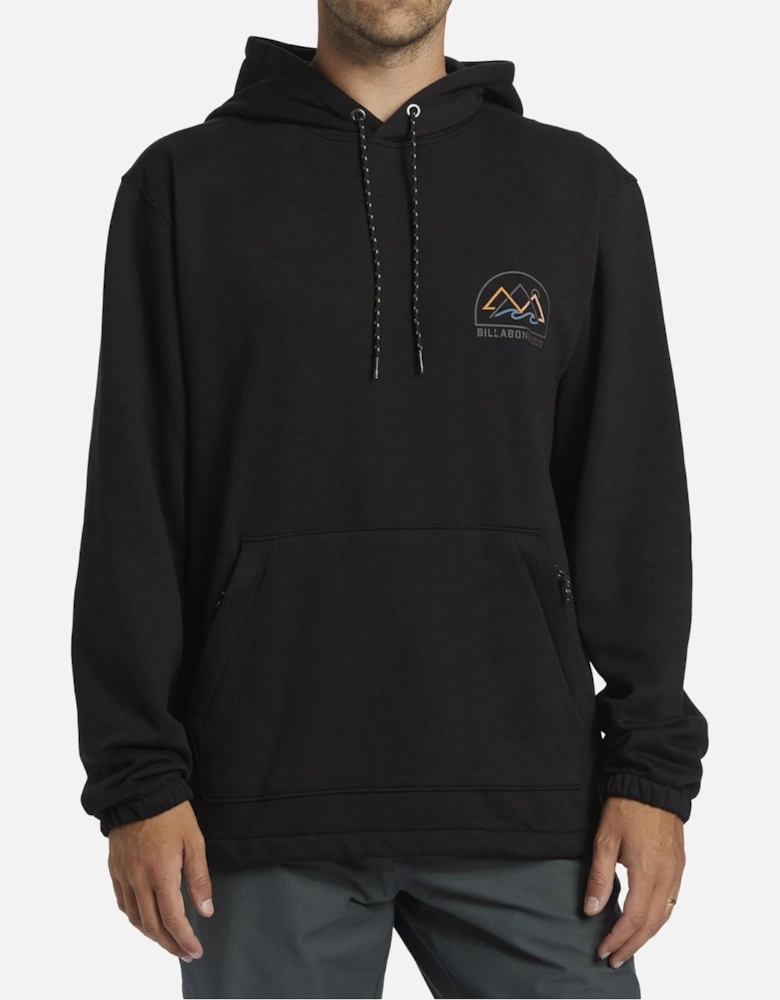 Mens Compass Pullover Hoodie