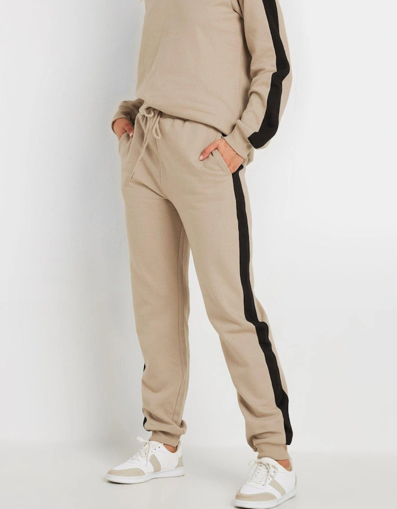 Side Stripe Cuffed Jogger 36" - Grey