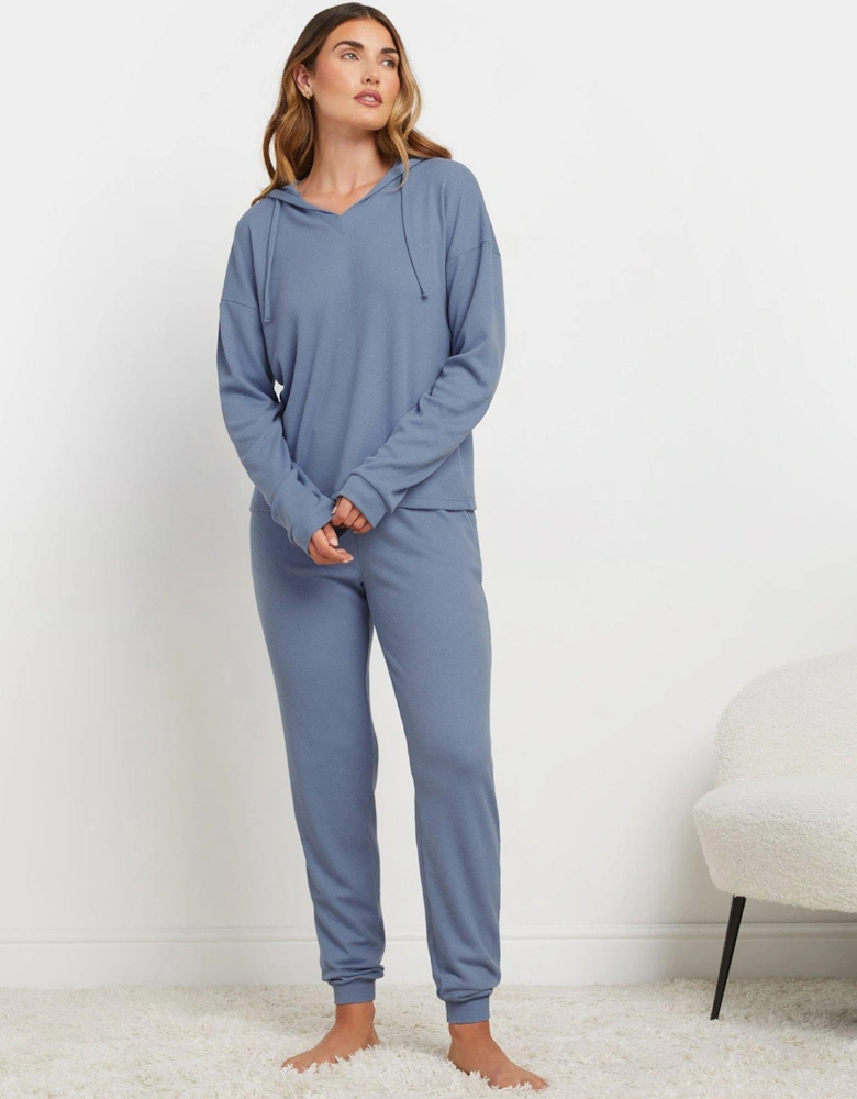 Lounge Waffle Jogger - Blue