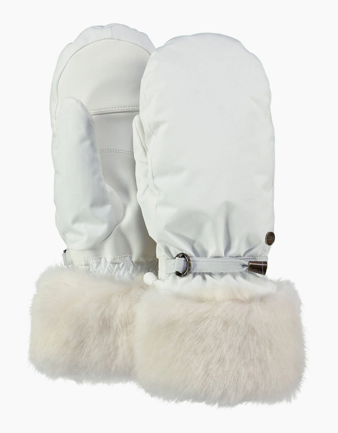 Women's Barts Womens Empire Waterproof Faux Fur Skiing Gloves - White - Size: XS