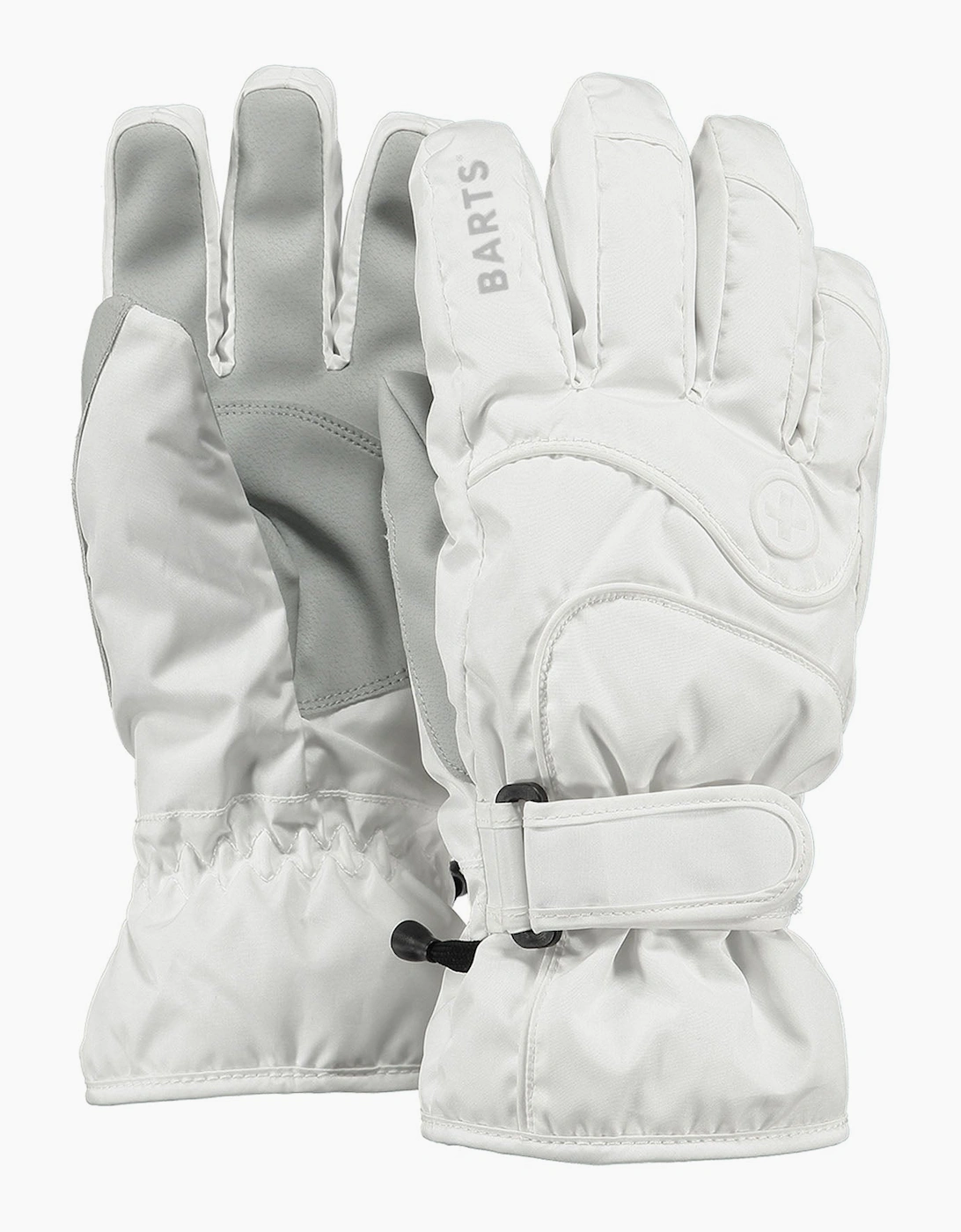 Men's Barts Basic Warm Waterproof Skiing Gloves - White - Size: L