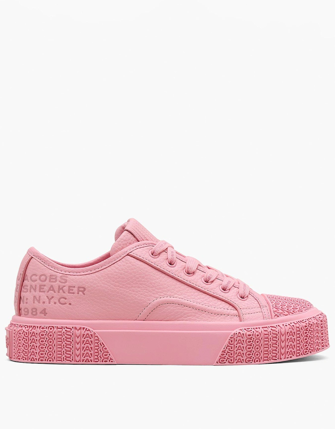 The Leather Sneakers - Pink, 2 of 1