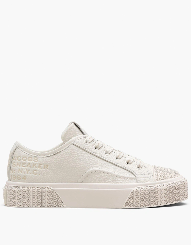 The Leather Sneakers - Cotton White